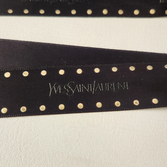 YSL Blue Graphic Gift Box with Black & Gold Ribbon - Picture 2 of 12